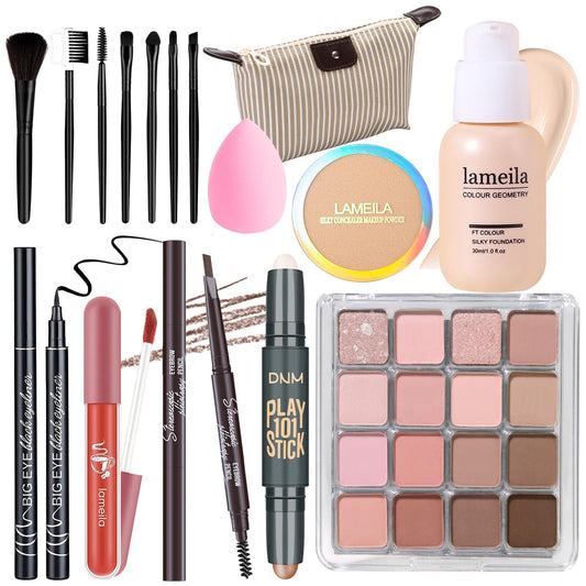 YBUETE 25-color eyeshadow palette for versatile day-to-night looks