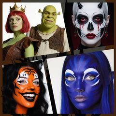 YBUETE Joker makeup ideas for playful, bold character design