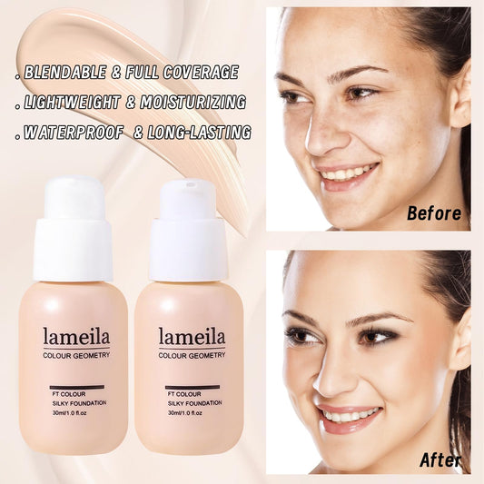 YBUETE liquid foundation delivers smooth, long-lasting coverage for all-day wear