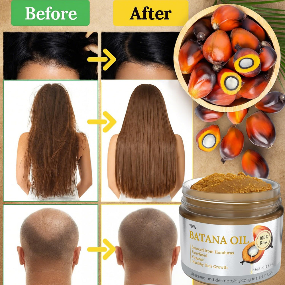 YBW Batana Oil leave-in conditioner ready for daily smoothing and frizz control