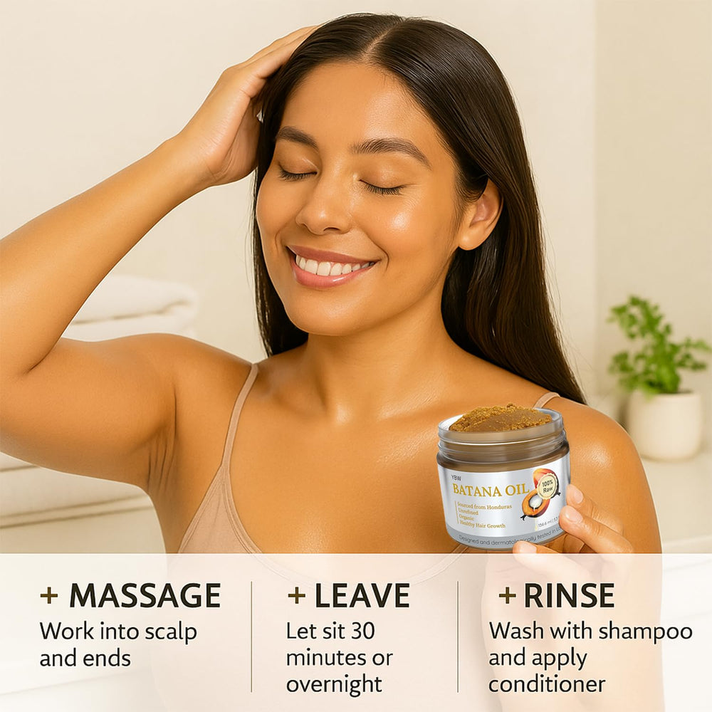 YBW Batana Oil origin Honduras emphasizes natural, raw ingredients