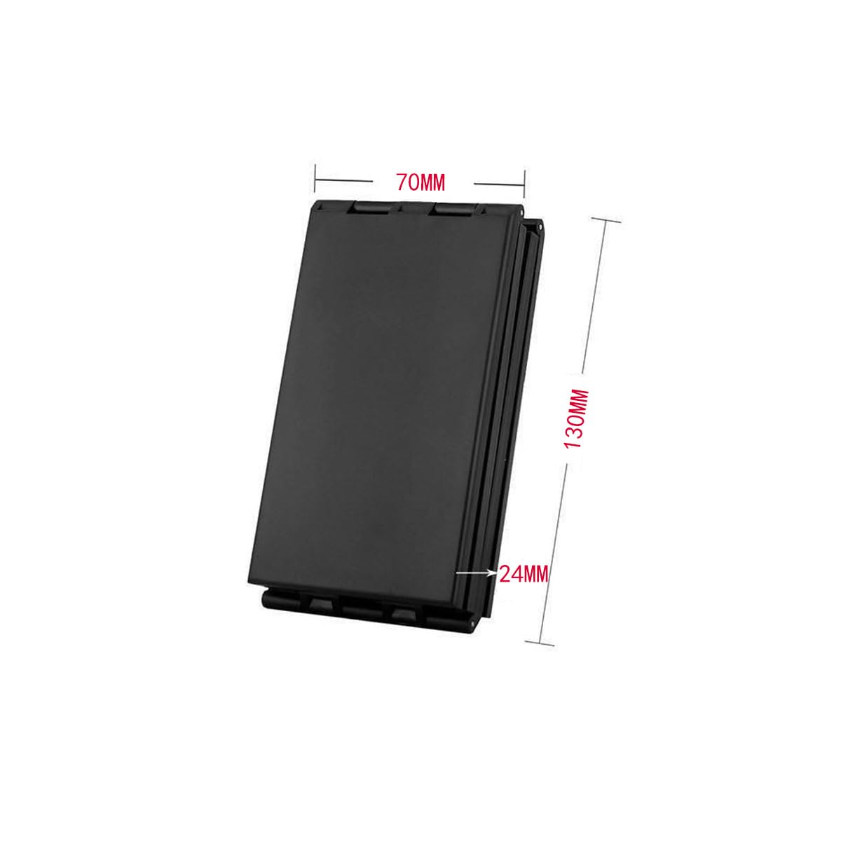 YCSSSD grooming and styling mirror compact for photos and quick touchups.