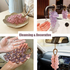 Ydner Grape Soap for car or closet décor with light fragrance.