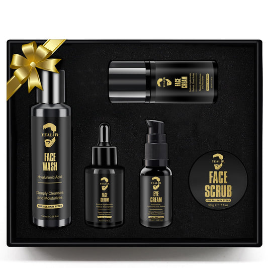 YEALIR men's face wash 3.4oz cleanses and refreshes the skin.