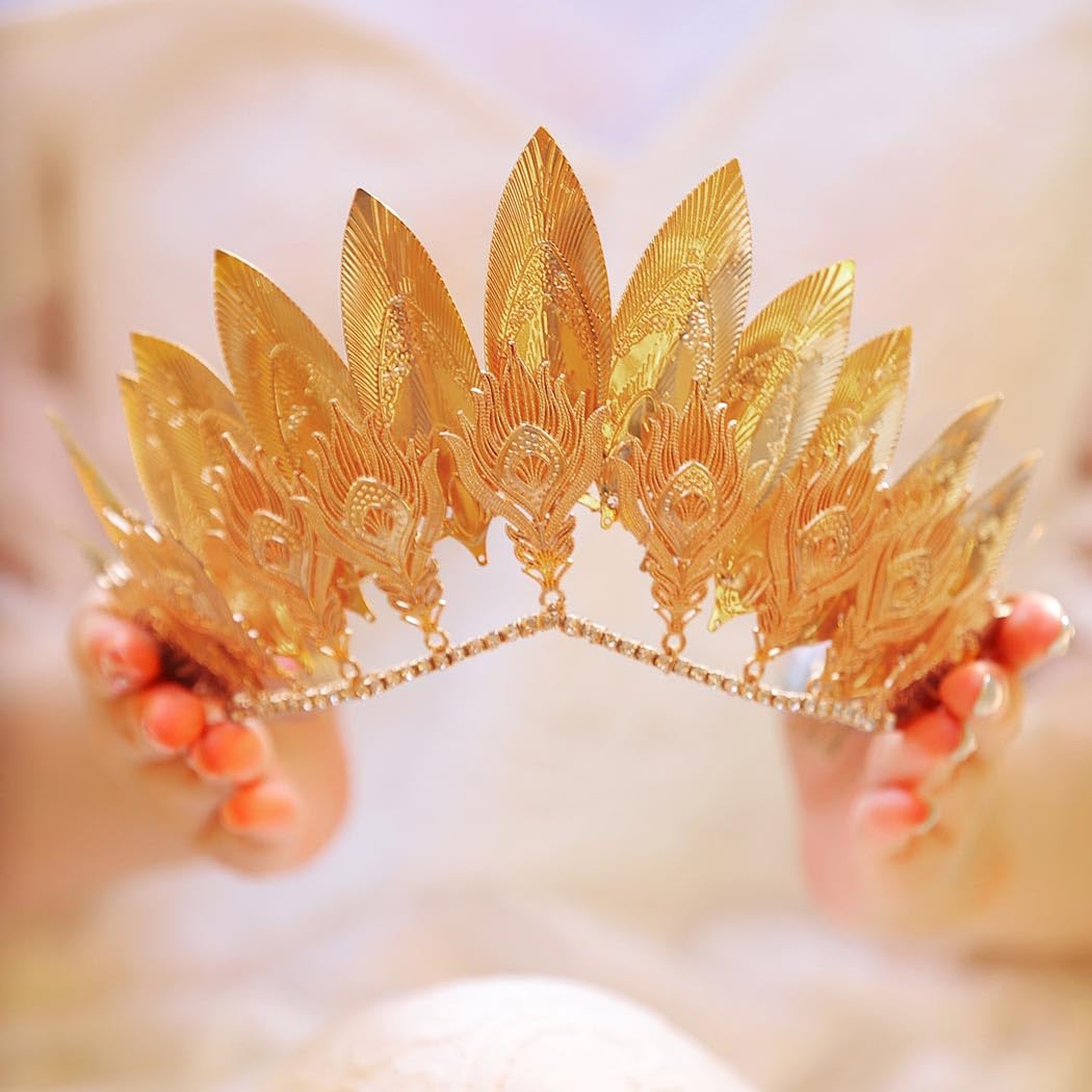 Yean bridal leaf hair accessory with side comb keeps hair secure