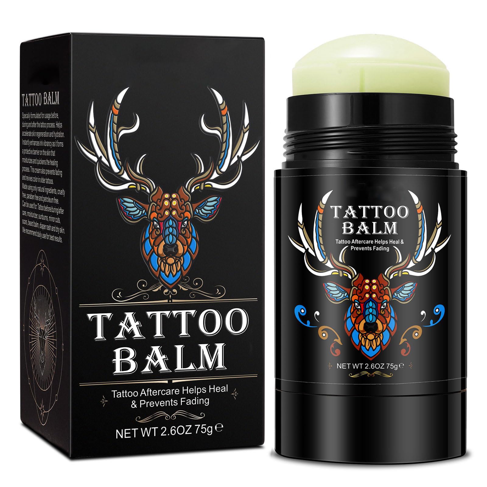 Yecuce tattoo aftercare butter balm in a tube for mess-free application