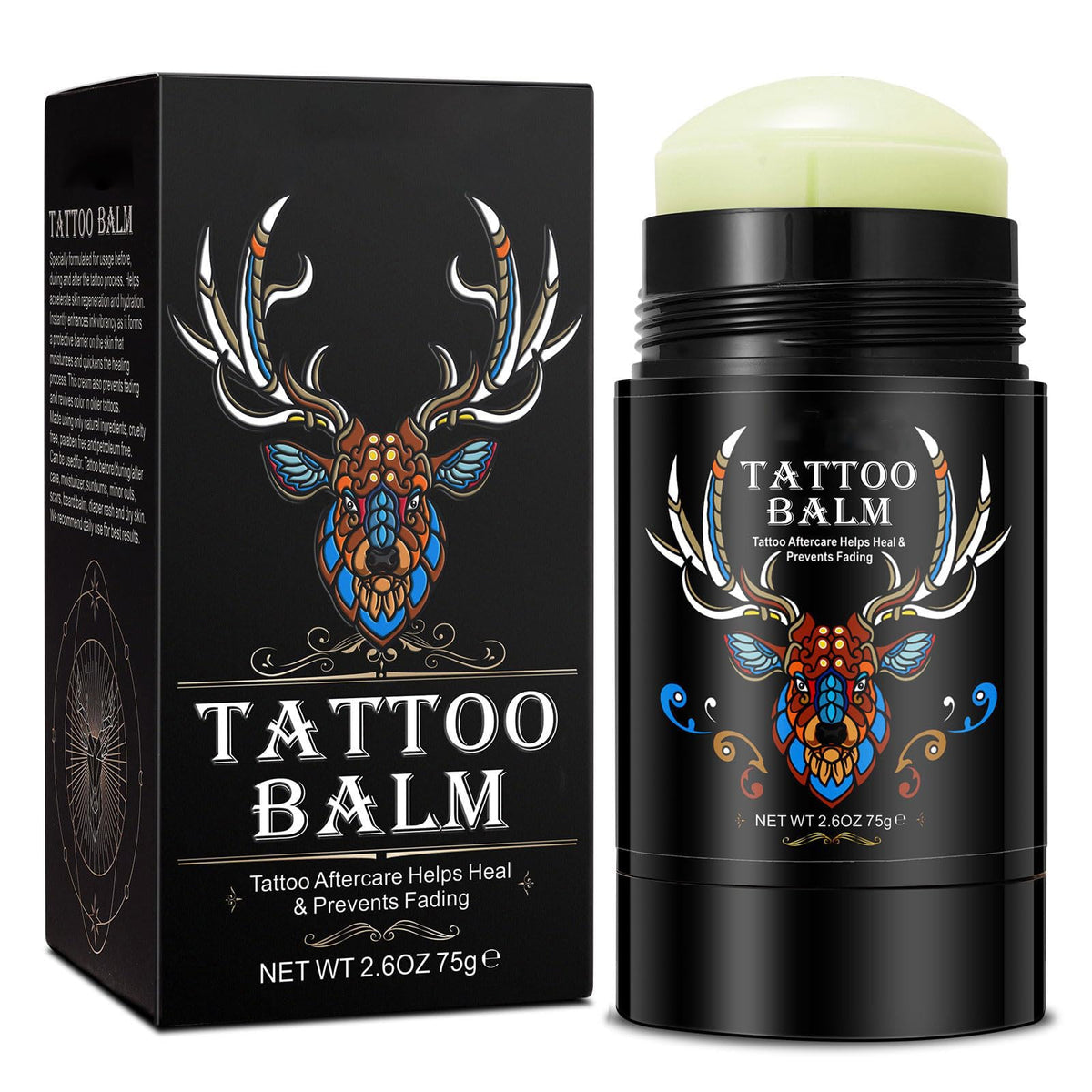 Yecuce tattoo aftercare butter balm in a tube for mess-free application