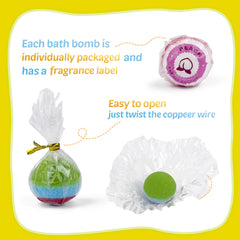 Yekery bath bombs arrive in gift packaging for gifting