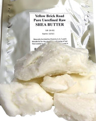 Yellow Brick Road raw ivory shea butter jar for DIY skincare