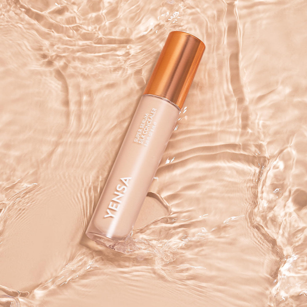 YENSA Super Serum Silk Concealer Ritual usage shows gentle, even application