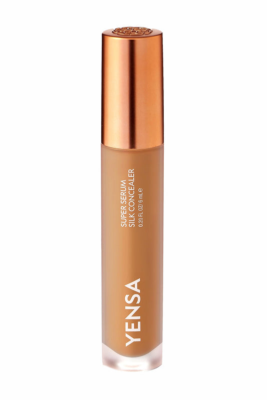 YENSA Super Serum Silk Concealer under-eye application brightens and nourishes.