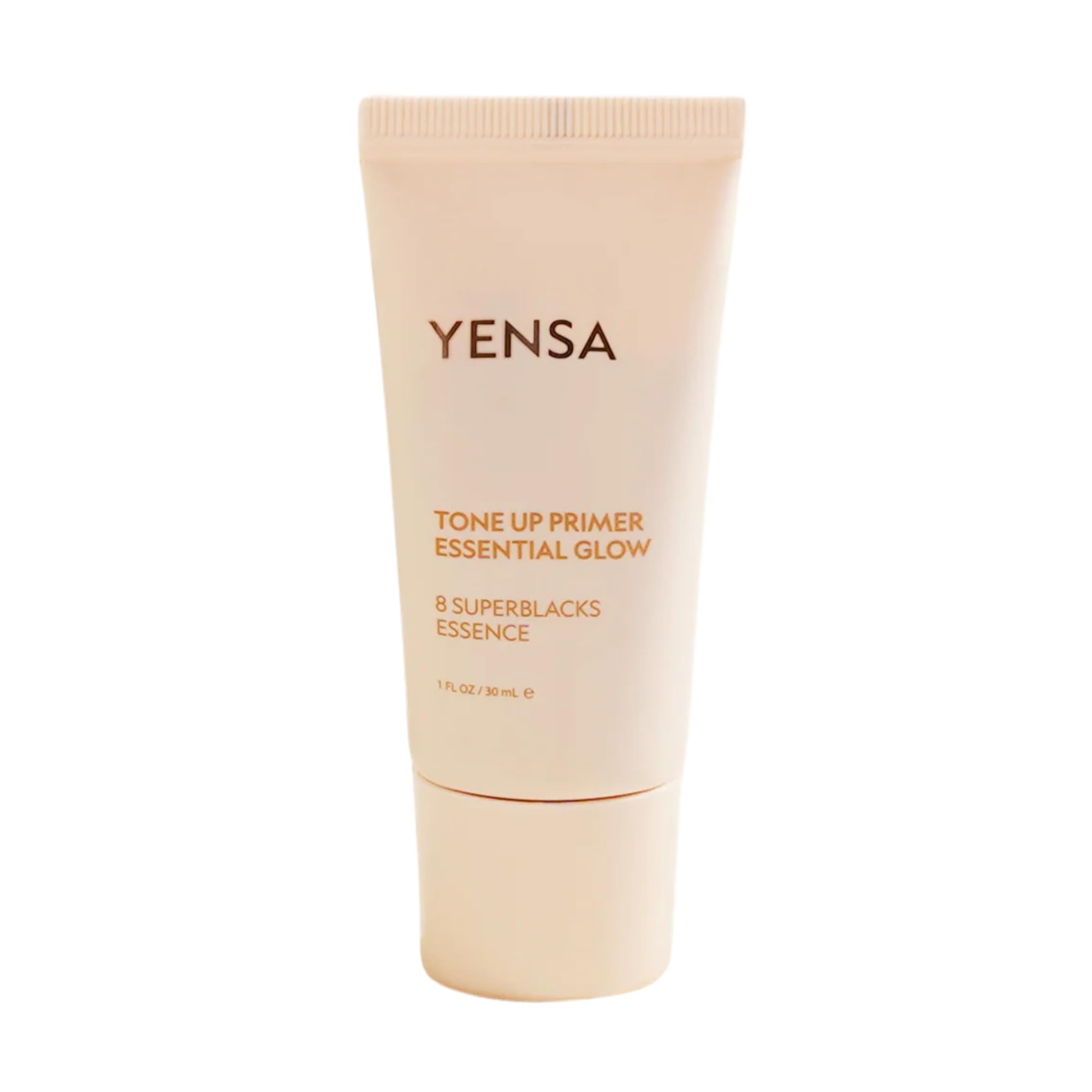 YENSA Tone Up Essential Glow Primer bottle close-up showing premium packaging for easy use