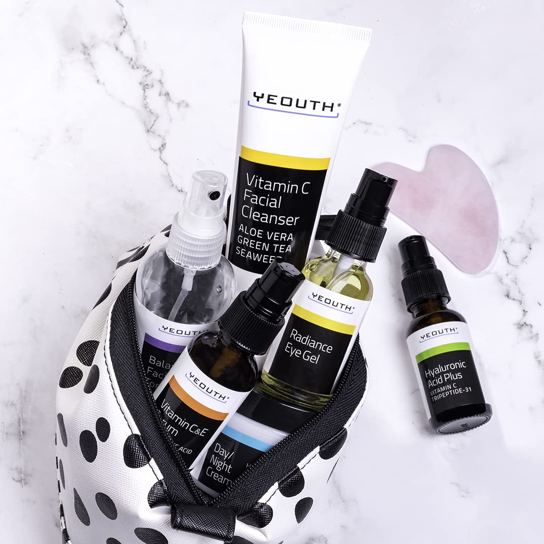 YEOUTH Hyaluronic Acid Serum bottle for hydration and smoother-looking skin.