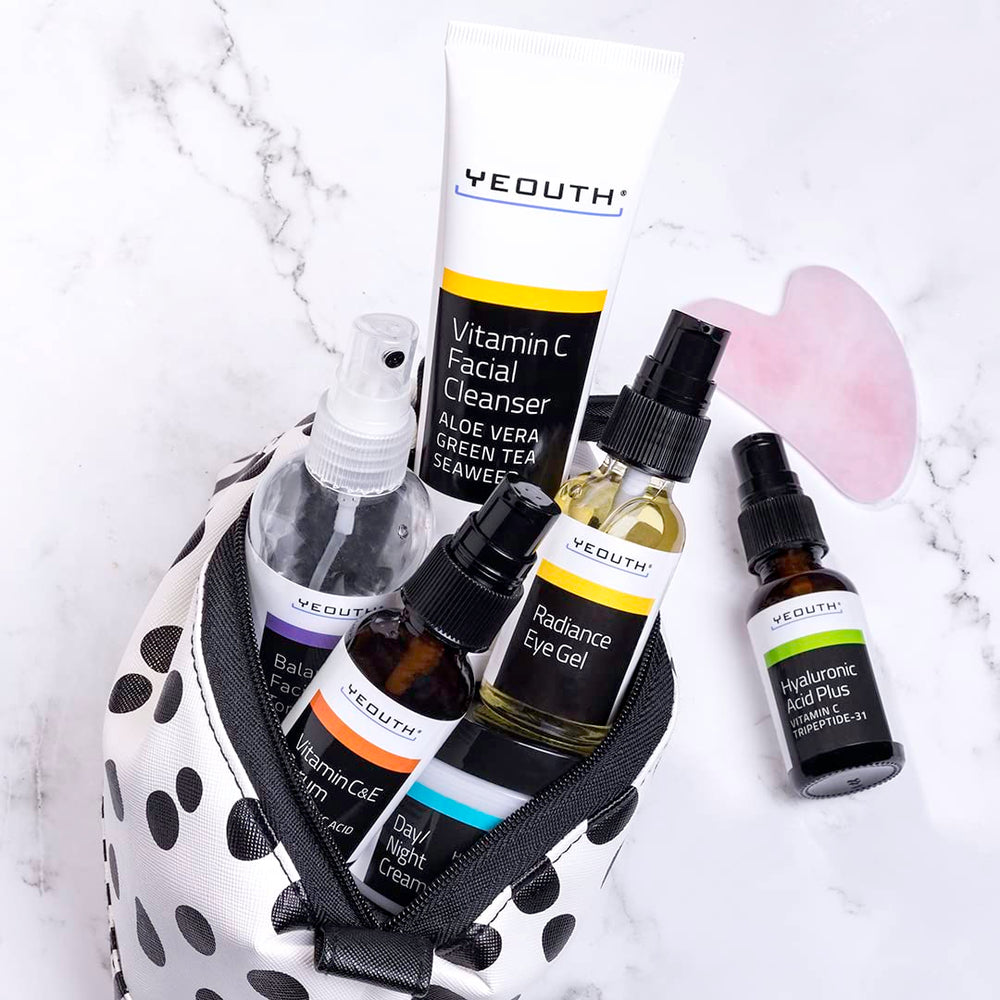 YEOUTH Hyaluronic Acid Serum bottle for hydration and smoother-looking skin.