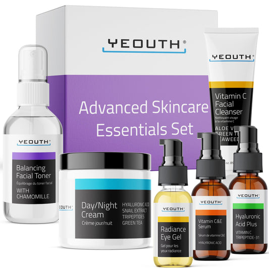 YEOUTH Vitamin C Cleanser bottle for refreshing cleanse and skin prep.
