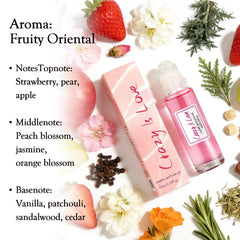 YEQUET roll-on bottle close-up highlighting portable, easy-to-use design