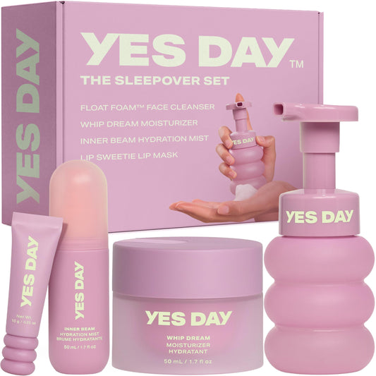 Yes Day Sleepover Set cleanser bottle for teen skincare routine