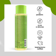 Yes To Tea Tree Scalp Relief Shampoo packaging with cruelty-free label