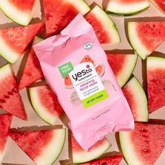 Yes To Watermelon wipes no-rinse use for makeup removal