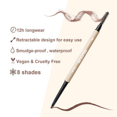 YES.EYE DO palette of 8 brow colors for matching brow shades