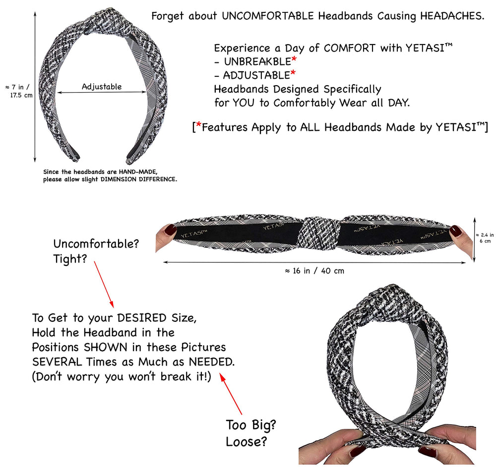 Yetasi easy to match headband complements any outfit