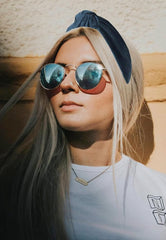 YETASI pastel blue fabric-detail headband shows soft, breathable fabric for all-day wear