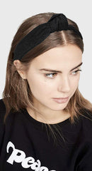 YETASI knotted headband denim texture highlights a soft, comfortable fit all day.