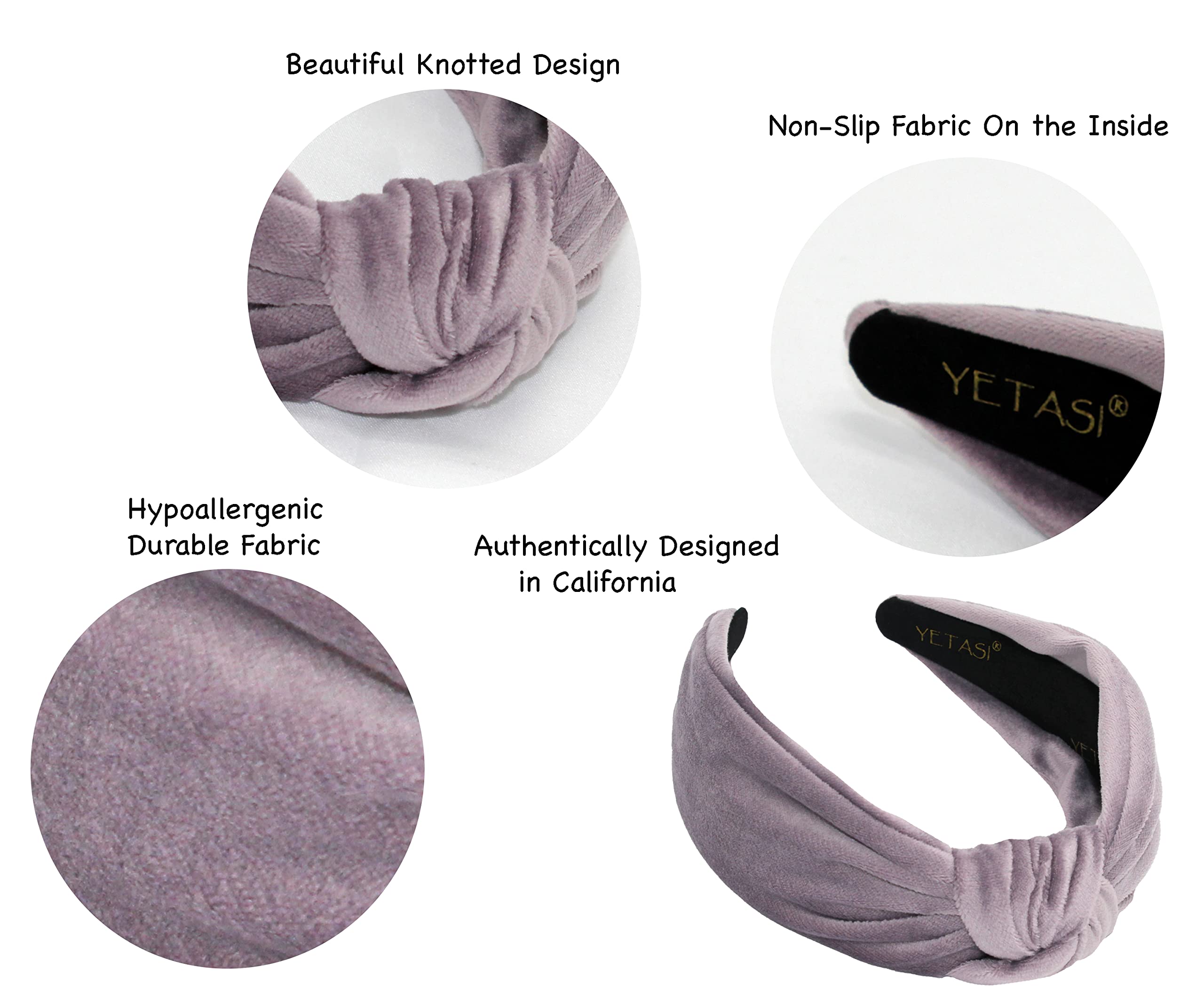 YETASI one-size-fits-all headband demonstrates easy adjustment for most heads.