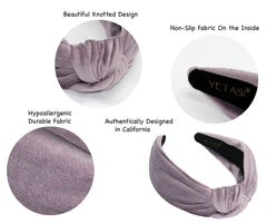 YETASI one-size-fits-all headband demonstrates easy adjustment for most heads.
