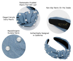YETASI soft fabric headband worn all day for comfort