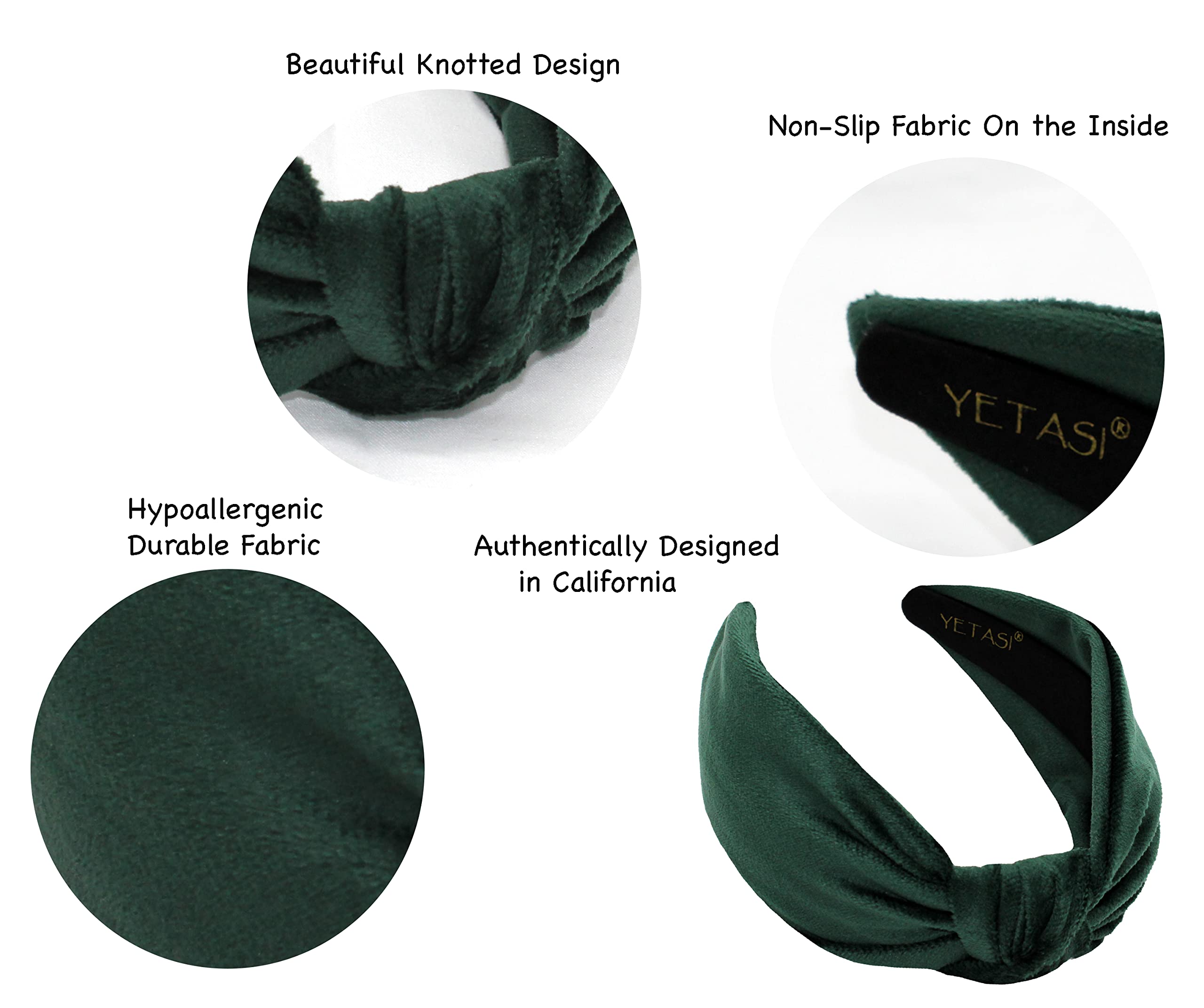 YETASI Adjustable-fit headband offers secure, comfortable wearing