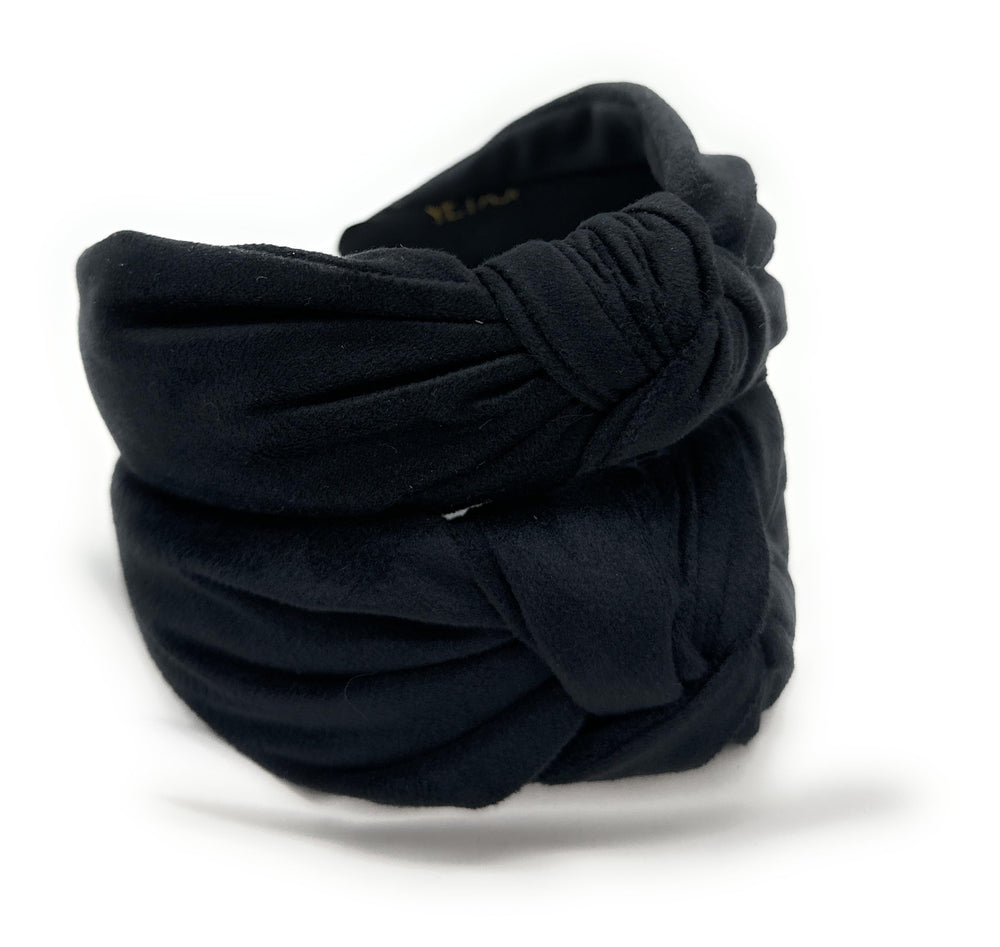 YETASI velvet headband for women showcases versatile styling for work