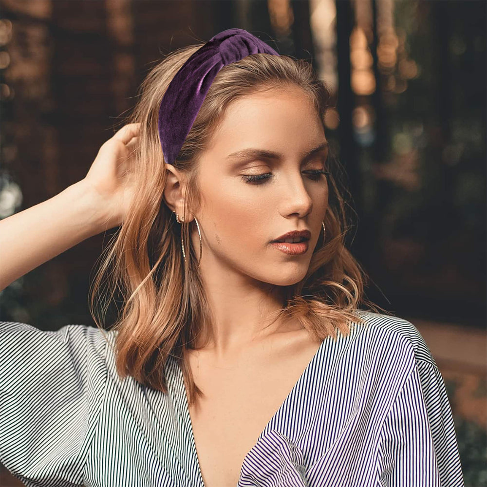 YETASI headband worn by model for everyday wear and quick hair fix