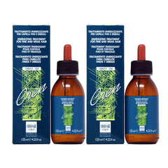 YGACHE Ever Ego Curativ Ego Cren Drop Lotion bottle pouring for scalp nourishment