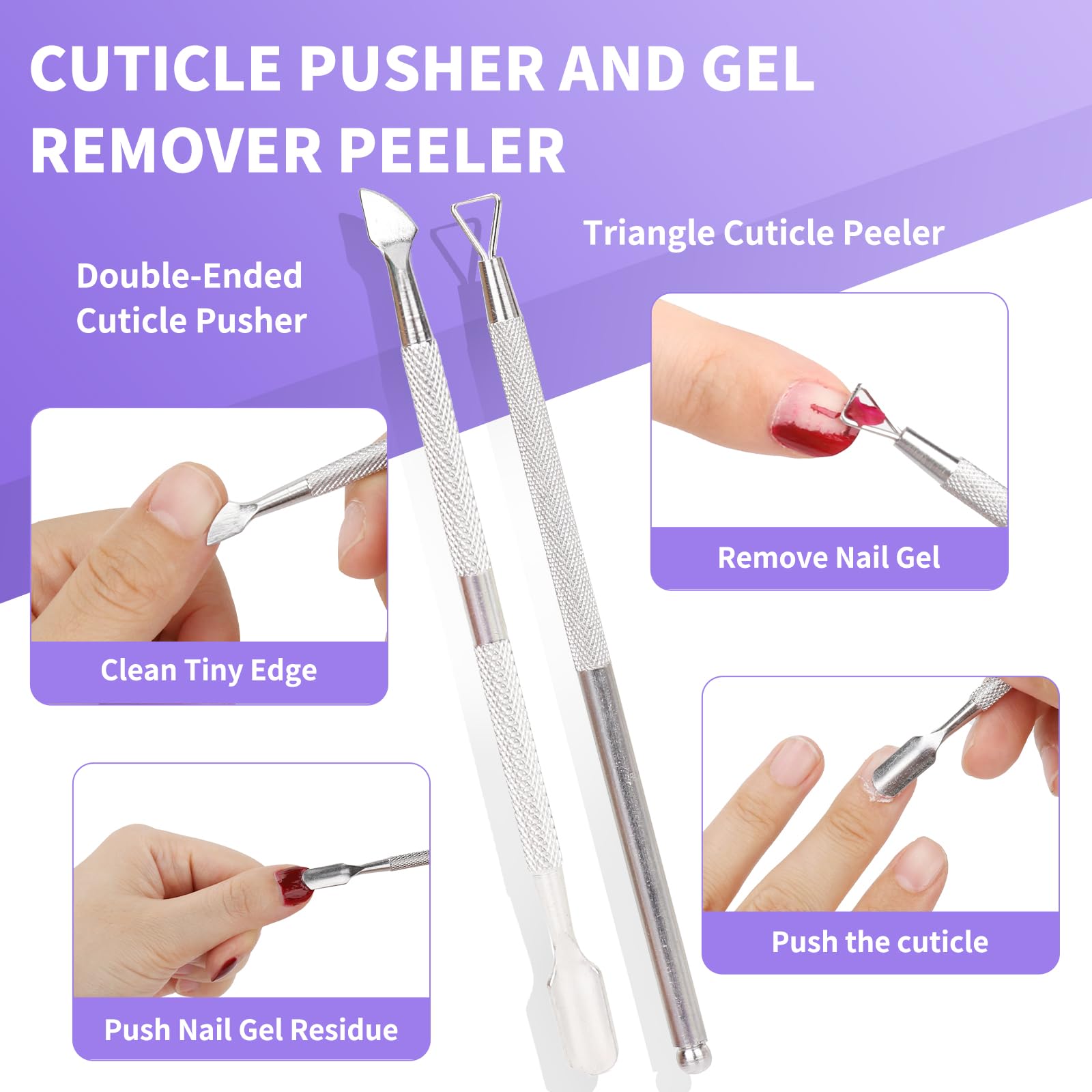 YGQQOY nail file and buffer set for smooth finish