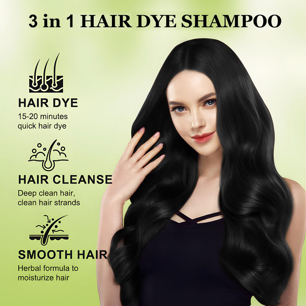 Yiciani Upgraded grey hair coverage shown in minutes