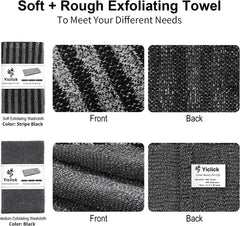 Yiclick soft washcloth helps daily cleansing on sensitive skin