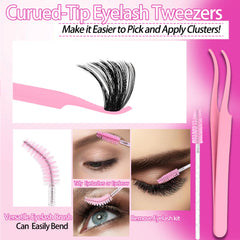 YIDUO 150D/200D cluster lashes for volume