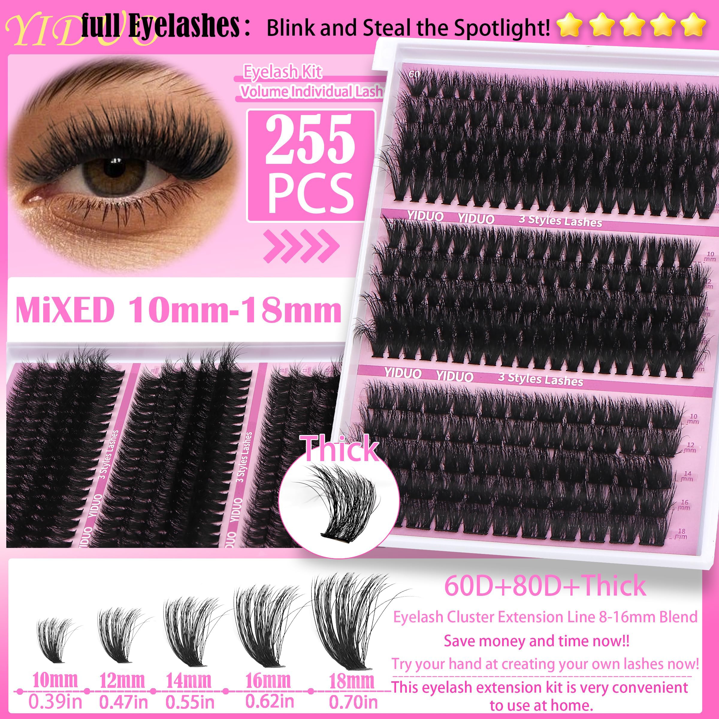 YIDUO bond and seal 10ml bottle for lash adhesion