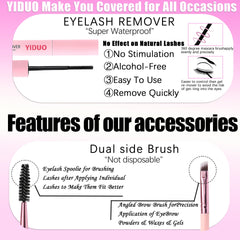 YIDUO lash kit accessories for complete routine