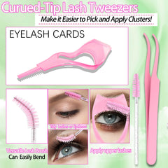 YIDUO Lashes Accessories kit with bands supports comfortable wear.