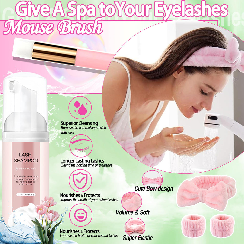 YIDUO Lashes Cleaning Brush aids gentle grooming and dust removal.