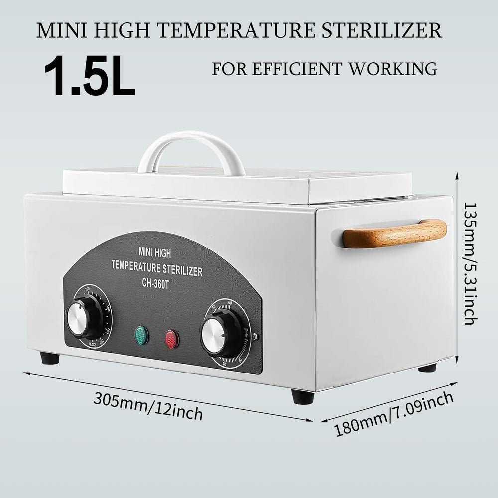 YIHAOSSING sterilizer control panel enables precise temperature and timer settings.