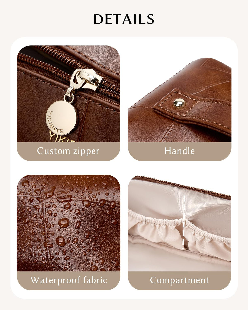 Yikisite makeup bag versatile travel companion for trips