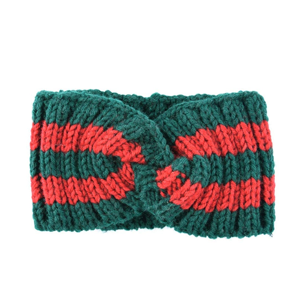 Yili Maizi chunky knit headband braided front provides warm style without snagging hair.