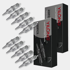 YILONG Upgrad disposable cartridges packaging shows a 20-piece professional set for artists