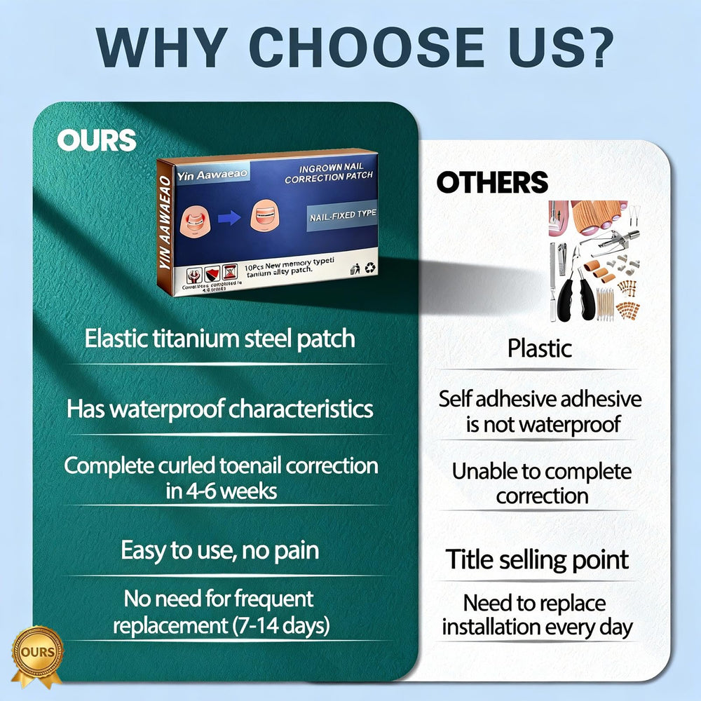 Universal-fit Yin Aawaeao patch adapts to curved nails and widths