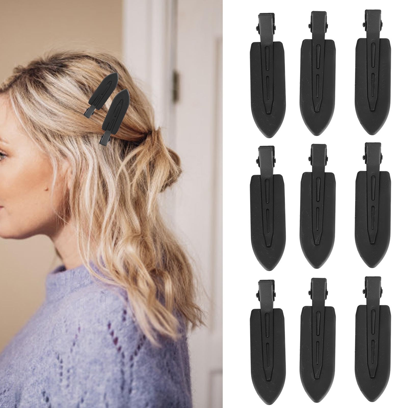 Yinhing leaf-shaped clip side angle, slim profile for all-day wear
