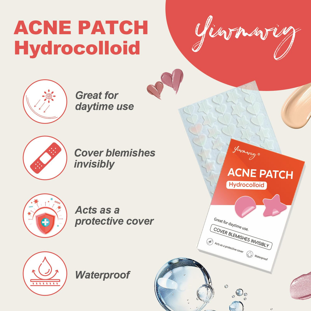 YIWMWIY Patches stay clear and discreet under makeup for day use.
