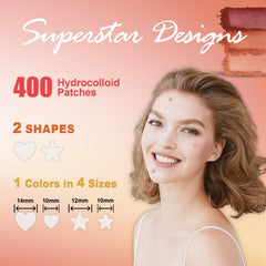 YIWMWIY Pimple Patches 14mm cover larger pimples with overnight hold.